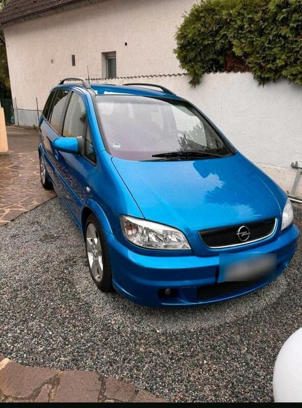 Blau Gebraucht 2002 Opel Zafira OPC Van / Kleinbus | 1.799 € (Fairer Preis) - Bild 1/4