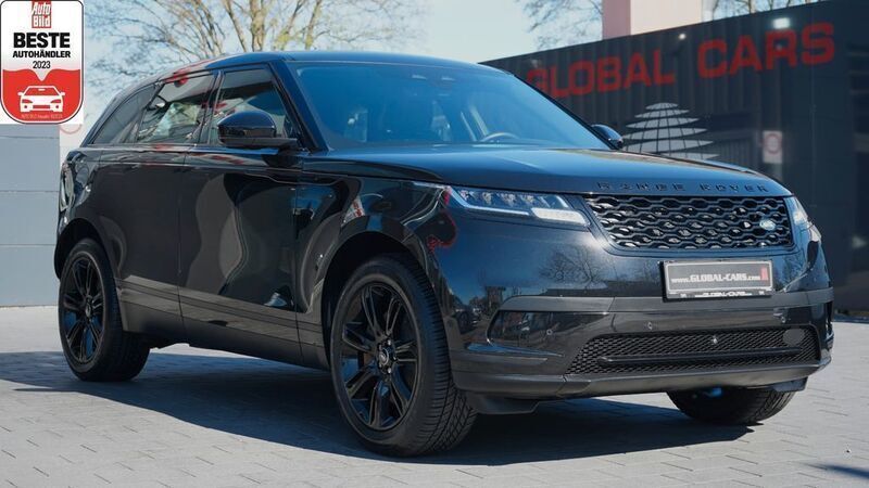 Santorini black (metallic) Gebraucht 2021 Land Rover Range Rover Velar Black Edition SUV | 39.885 € (Superpreis) - Bild 1/4