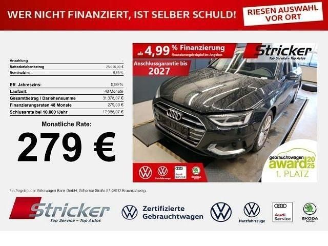 Gebraucht Audi A4 204 PS (150 kW) 2023 Mythosschwarz metallic (metallic) Kombi