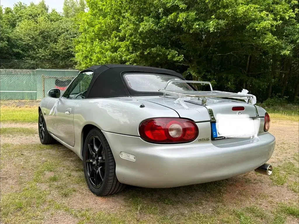 Gebraucht Mazda MX5 110 PS (80 kW) 2003 Silber Cabrio