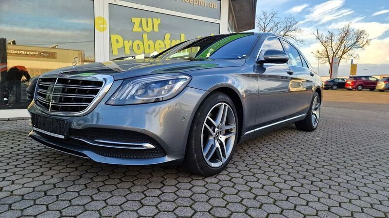 Grau Gebraucht 2019 Mercedes S350 Limousine | 53.290 € (Superpreis) - Bild 1/4