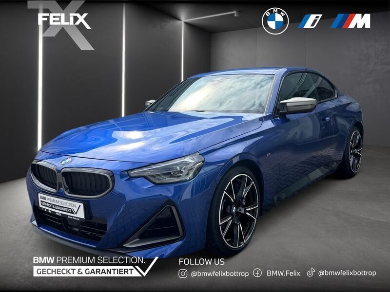 M portimao blau metallic Gebraucht 2024 BMW M240 M Sport Coupé | 47.880 € (Superpreis) - Bild 1/4