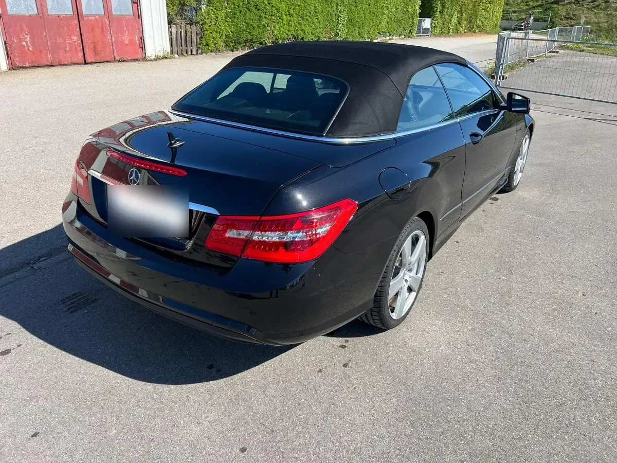 Brugt Mercedes E250 Elegance 204 HK (150 kW) 2013 Sort Cabriolet