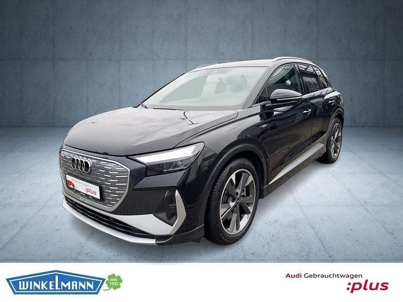 Schwarz Gebraucht 2022 Audi Q4 e-tron S-Line SUV | 29.450 € (Superpreis) - Bild 1/4