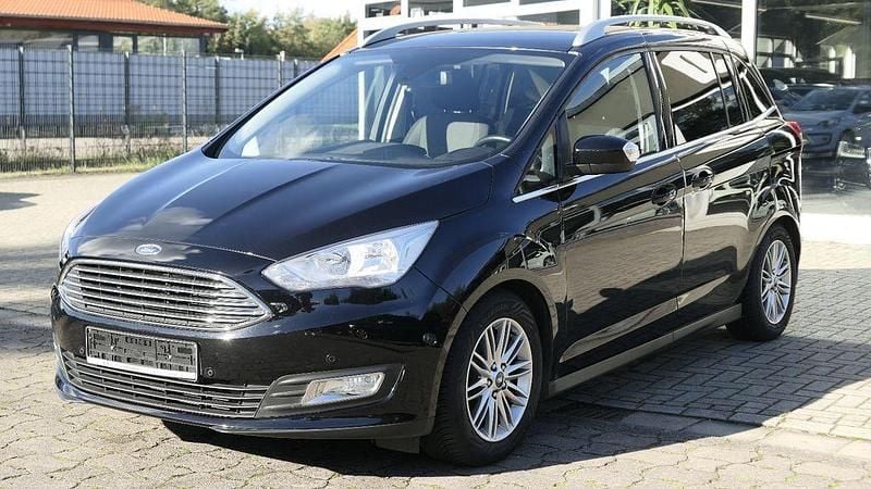Schwarz Gebraucht 2016 Ford Grand C-Max Titanium Van / Kleinbus | 5.490 € (Superpreis) - Bild 1/4