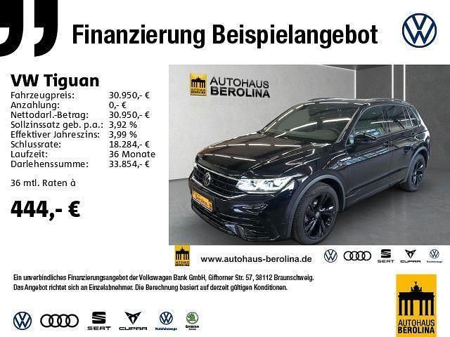 Deep black perleffekt Gebraucht 2021 VW Tiguan R-line SUV | 30.950 € (Etwas zu teuer) - Bild 1/4