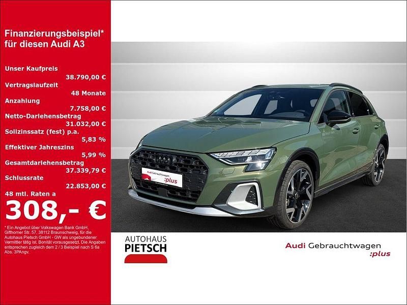Gruen Gebraucht 2024 Audi A3 S-Line Limousine | 38.790 € (Guter Preis) - Bild 1/4