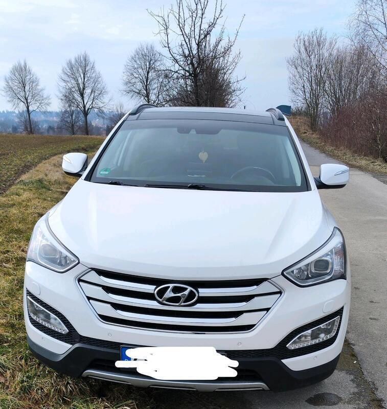 Weiß Gebraucht 2014 Hyundai Santa Fe Premium SUV | 15.500 € (Fairer Preis) - Bild 1/4