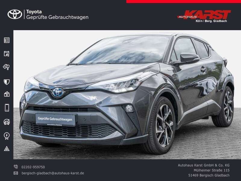 Marlingrau metallic Gebraucht 2021 Toyota C-HR Team SUV | 22.945 € (Fairer Preis) - Bild 1/4