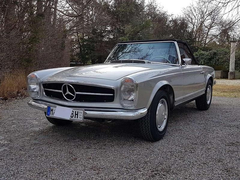 Gebraucht Mercedes SL280 170 PS (125 kW) 1968 Silber Cabrio