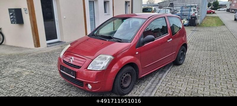 Rot Gebraucht 2004 Citroën C2 Kleinwagen | 1.490 € (Fairer Preis) - Bild 1/4