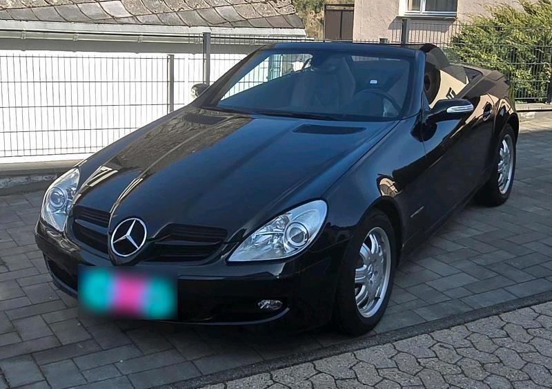 Gebraucht Mercedes SLK200 163 PS (119 kW) 2004 Schwarz Cabrio