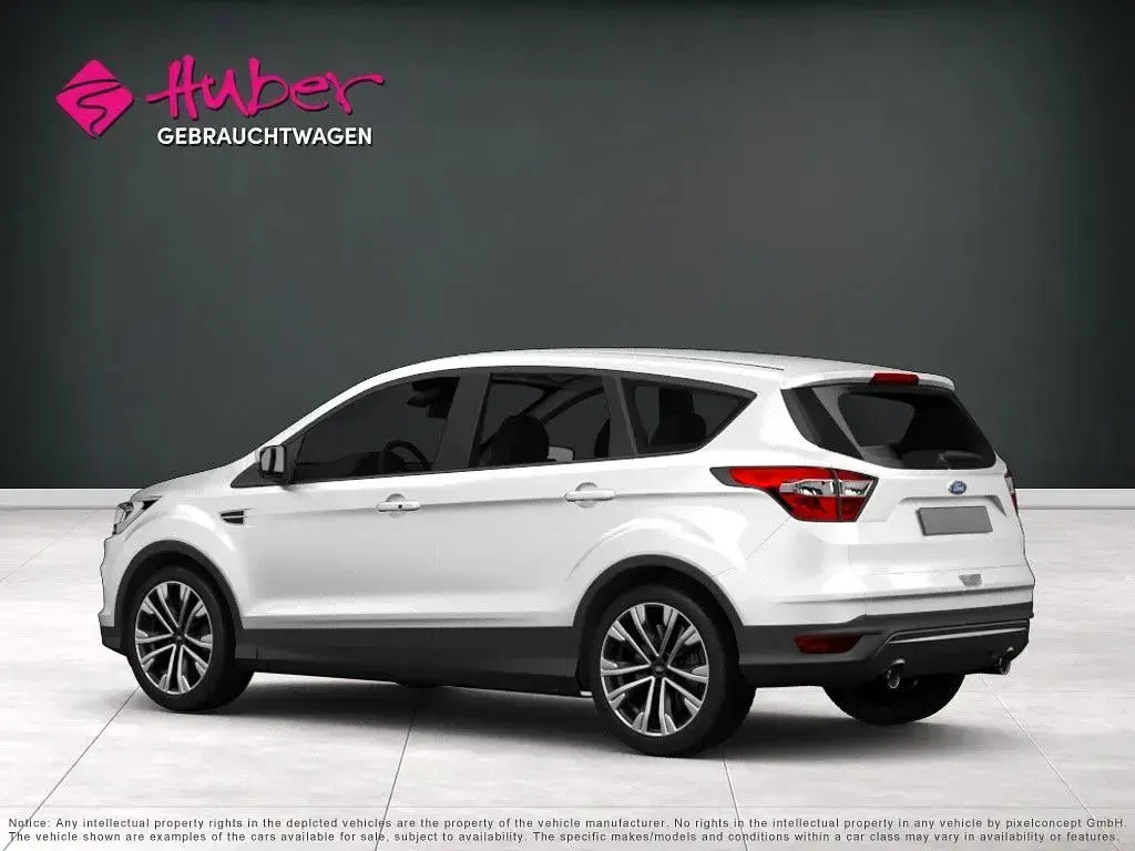 Gebraucht Ford Kuga ST-Line 175 PS (128 kW) 2018 Weiß SUV