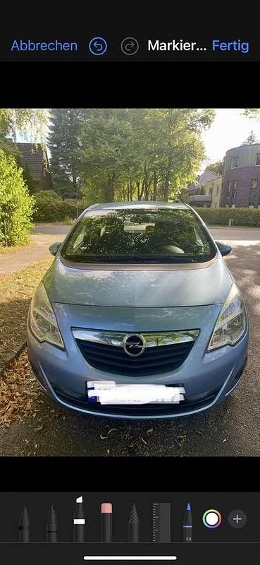 Blau Gebraucht 2013 Opel Meriva Active Van / Kleinbus | 5.500 € (Etwas zu teuer) - Bild 1/4
