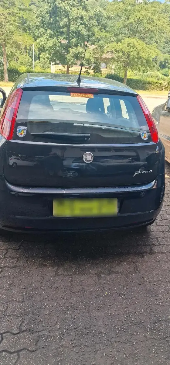 Gebraucht Fiat Punto 2007 Schwarz Kleinwagen