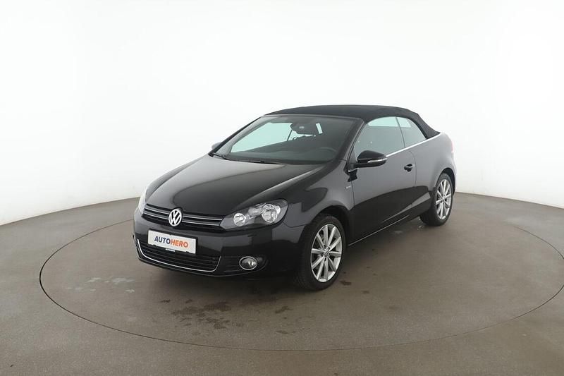 Schwarz Gebraucht 2015 VW Golf Cabriolet LOUNGE Cabrio | 10.990 € (Fairer Preis) - Bild 1/3