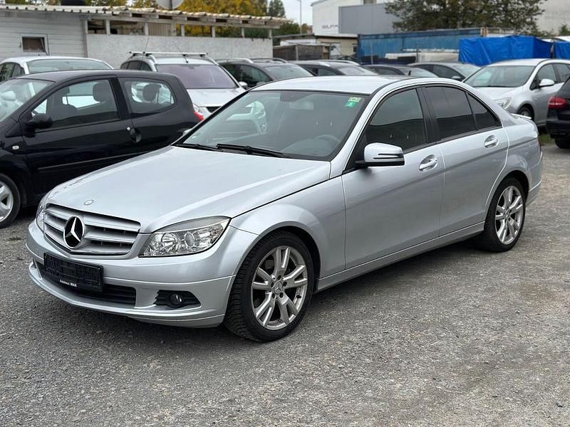 Silber Gebraucht 2008 Mercedes C200 Limousine | 5.450 € (Superpreis) - Bild 1/4
