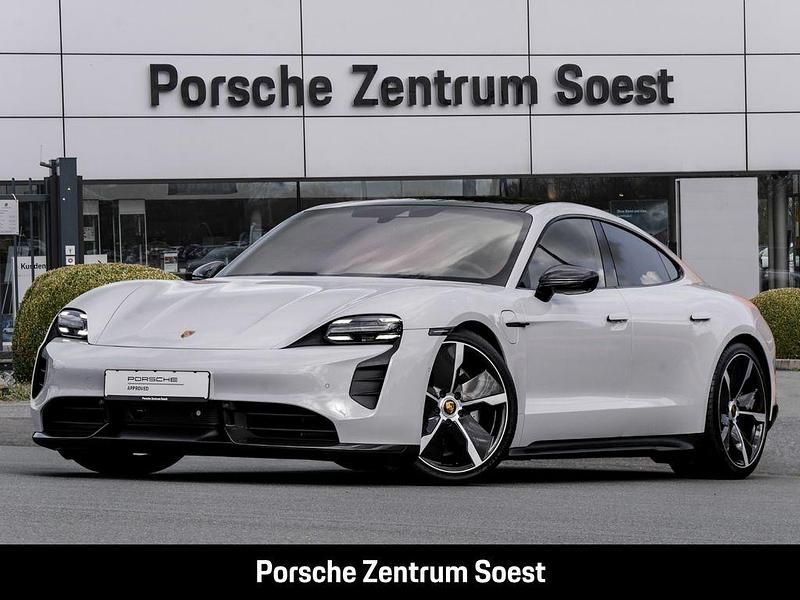 Blau Gebraucht 2023 Porsche Taycan Turbo S Sport Limousine | 132.770 € - Bild 1/4