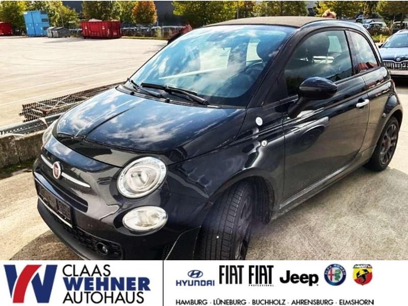 Vesuvio schwarz) (schwarz Gebraucht 2021 Fiat 500C Cabrio | 13.330 € (Fairer Preis) - Bild 1/4