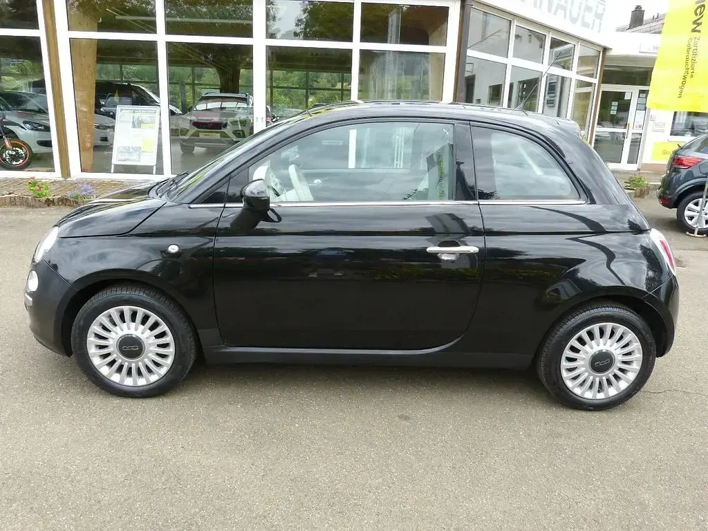 Gebraucht Fiat 500 Lounge 69 PS (50 kW) 2012 Schwarz Limousine