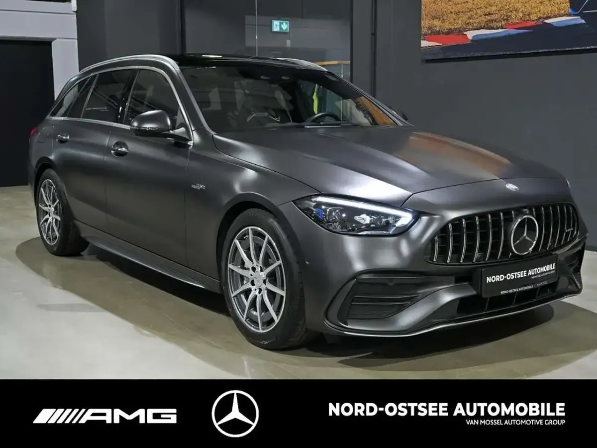 Gebraucht Mercedes C43 AMG Premium Plus 421 PS (309 kW) 2024 Manufaktur graphitgrau magno Kombi