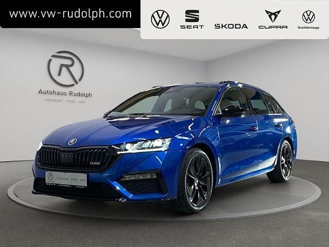 Raceblau metallic (metallic) Gebraucht 2023 Skoda Octavia RS Kombi | 34.879 € (Etwas zu teuer) - Bild 1/4