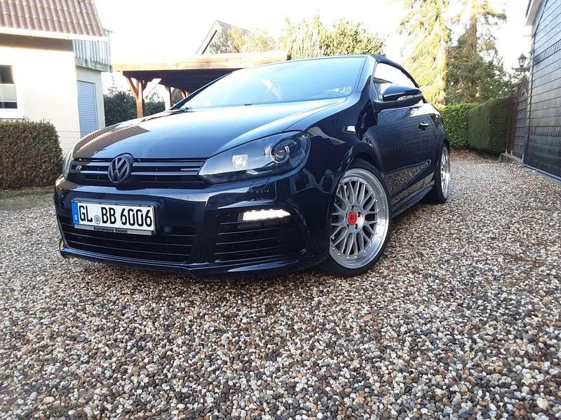 Schwarz Gebraucht 2013 VW Golf Cabriolet R Cabrio | 22.400 € (Teuer) - Bild 1/1