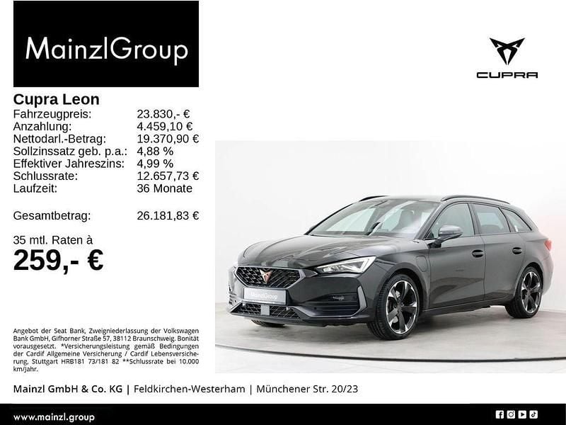 Gebraucht Seat Leon ST 204 PS (150 kW) 2022 Midnight schwarz metallic Kombi