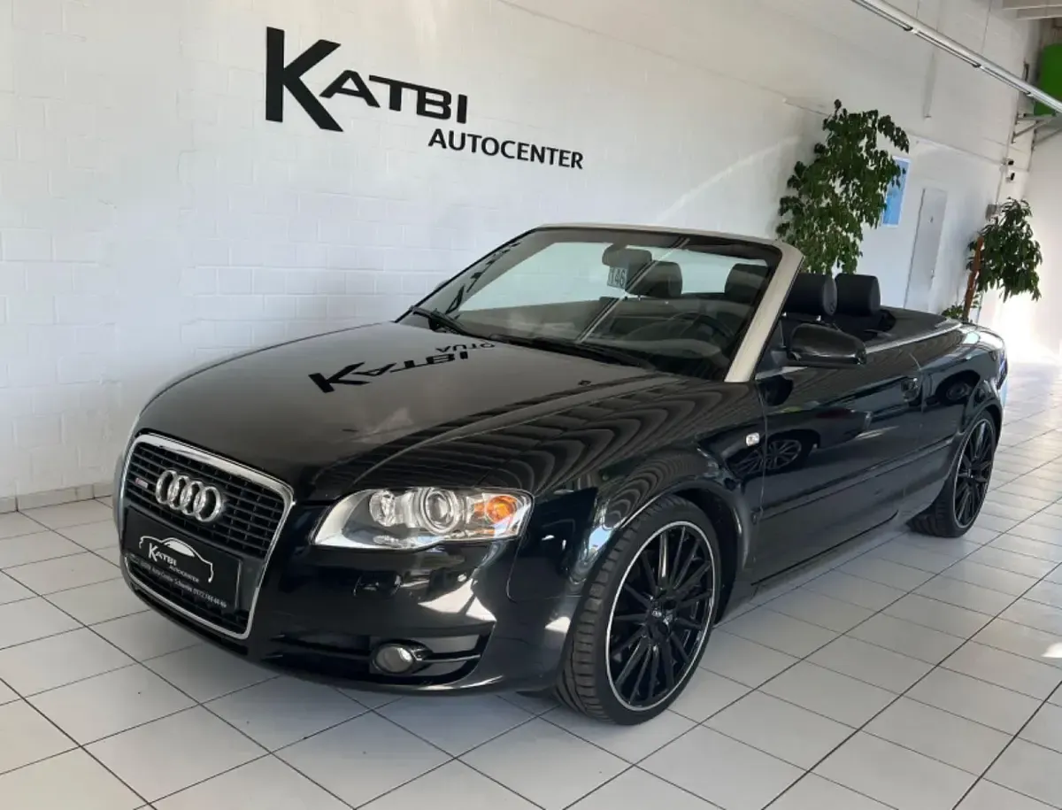 Gebraucht Audi A4 Cabriolet S-Line 232 PS (170 kW) 2007 Schwarz Cabrio