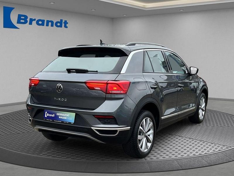 Gebraucht VW T-Roc Style 150 PS (110 kW) 2021 Indiumgrau metallic (metallic) SUV