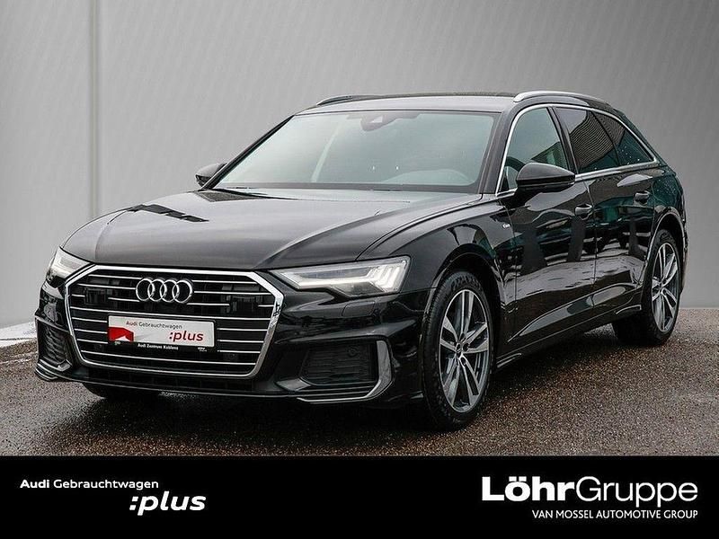 Mythosschwarz metallic Gebraucht 2022 Audi A6 S-Line Kombi | 34.980 € (Guter Preis) - Bild 1/4