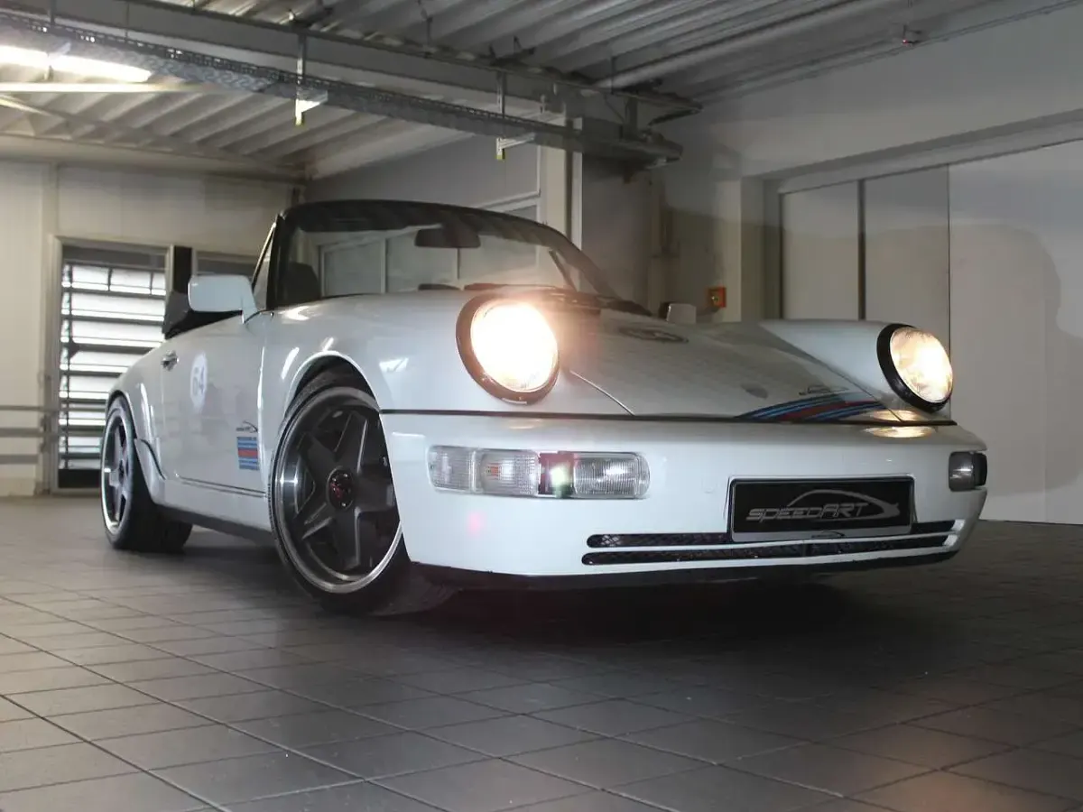 Brugt Porsche 964 250 HK (183 kW) 1990 Hvid Cabriolet