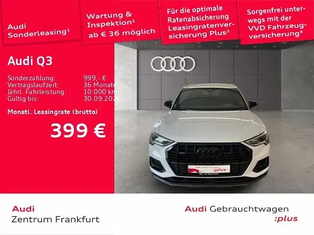 Gebraucht Audi Q3 Ambiente 245 PS (180 kW) 2025 Gletscherweiß metallic SUV