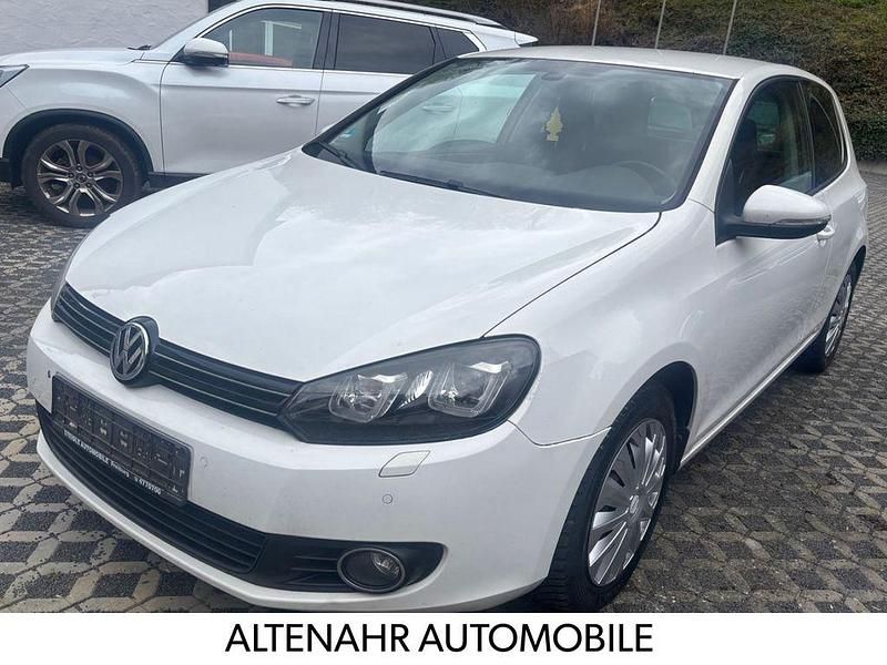 Gebraucht VW Golf VI Highline 122 PS (89 kW) 2009 Weiß Kleinwagen