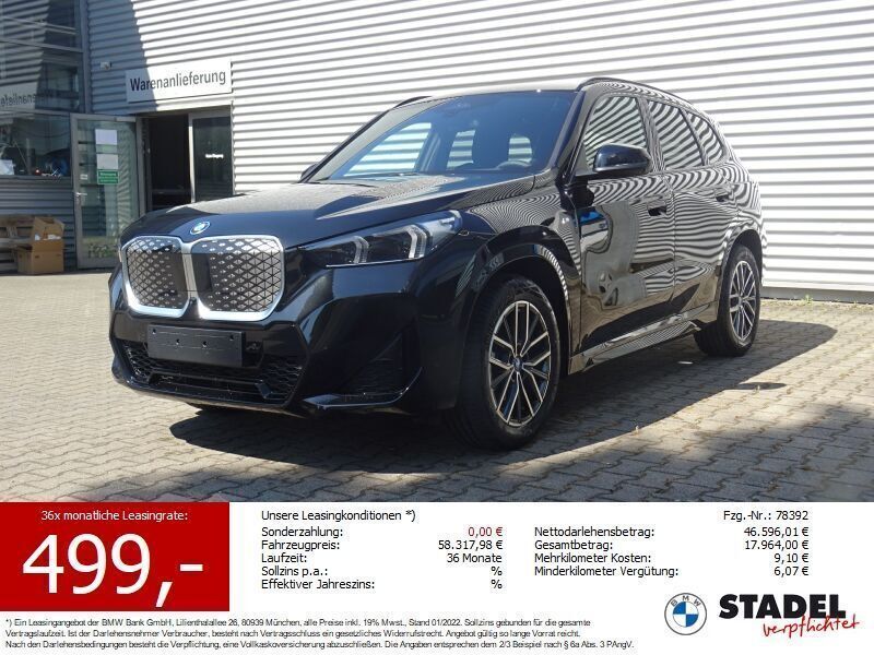 Schwarz Neu 2025 BMW iX1 M Sport SUV | 46.879 € (Fairer Preis) - Bild 1/4