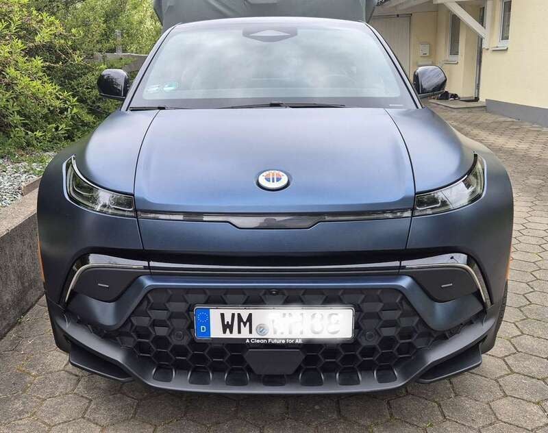 Blau Gebraucht 2023 Fisker Ocean One SUV | 27.500 € (Guter Preis) - Bild 1/4