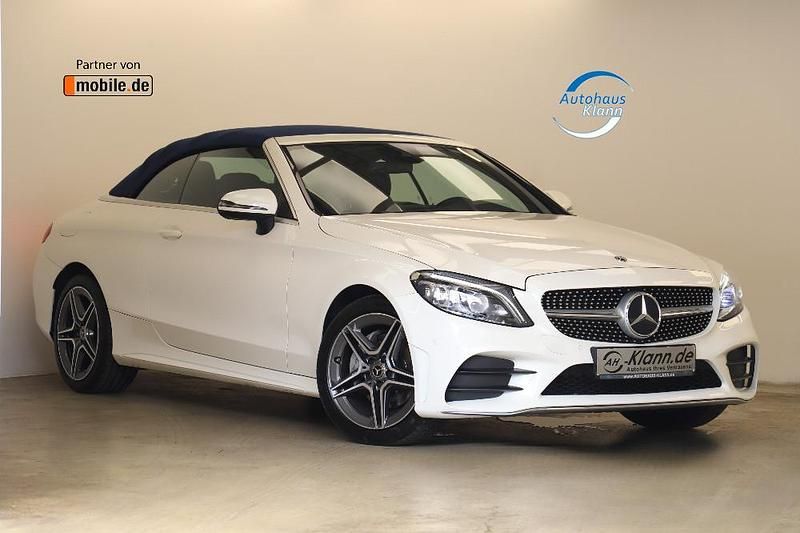 Gebraucht Mercedes C180 AMG line 156 PS (114 kW) 2019 Weiß Cabrio