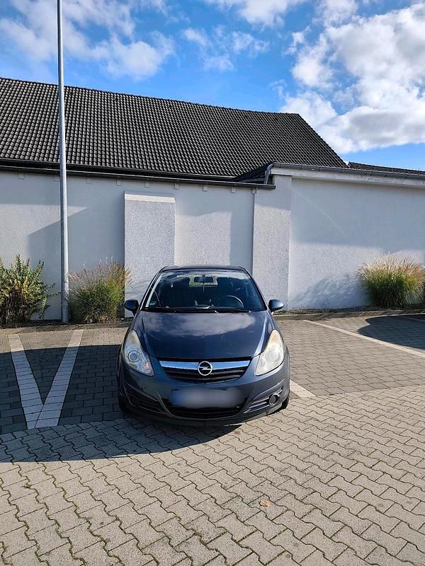 Blau Gebraucht 2008 Opel Corsa Kleinwagen | 900 € (Superpreis) - Bild 1/4