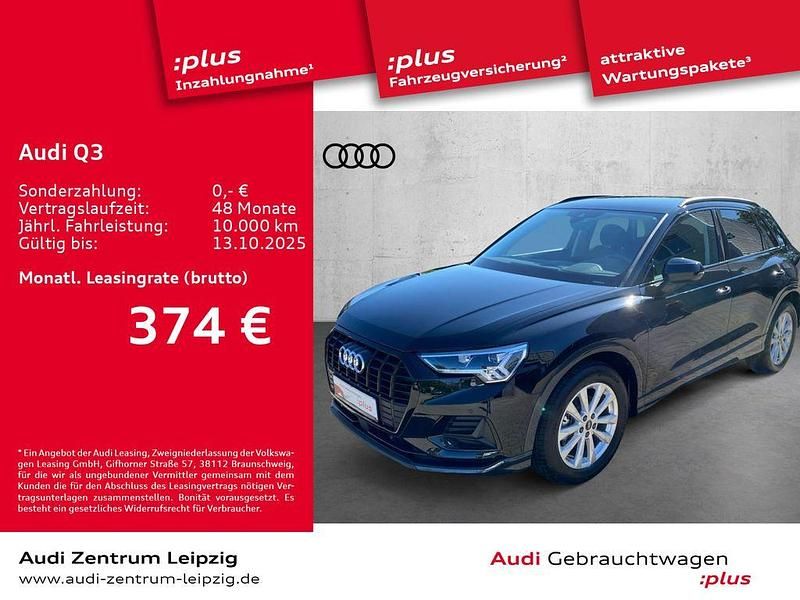 Mythosschwarz metallic Gebraucht 2025 Audi Q3 Advanced Plus SUV | 41.990 € (Fairer Preis) - Bild 1/3