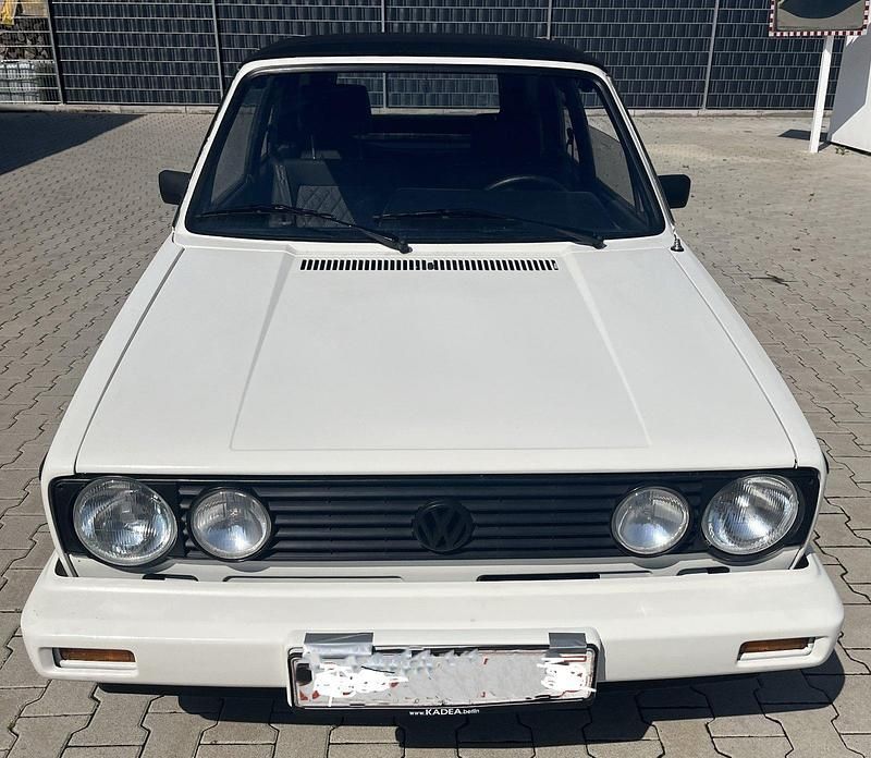 Weiß Gebraucht 1988 VW Golf Cabriolet Cabrio | 14.350 € - Bild 1/4
