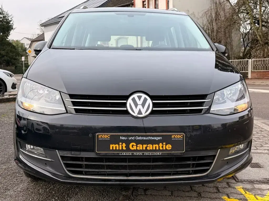 Brugt VW Sharan Highline 150 HK (110 kW) 2017 Sort MPV