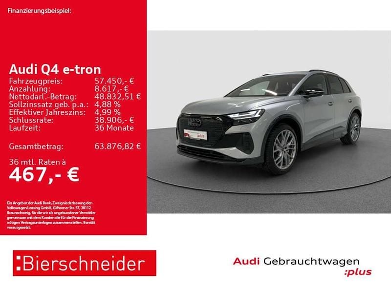 Florettsilber metallic Gebraucht 2025 Audi Q4 e-tron Ambiente SUV | 57.450 € (Teuer) - Bild 1/3