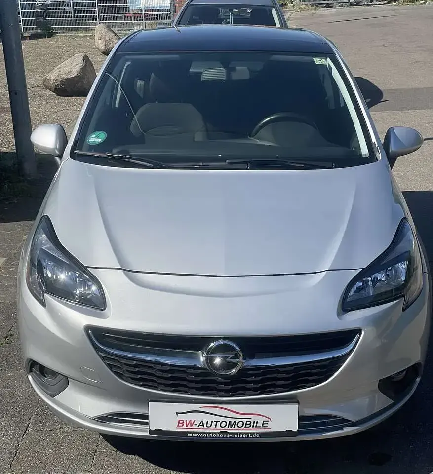 Gebraucht Opel Corsa drive 90 PS (66 kW) 2016 Argon silber/ice silver (m2) Kleinwagen