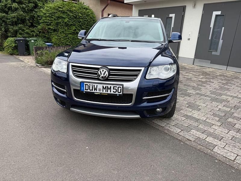 Blau Gebraucht 2008 VW Touareg R-line SUV | 22.900 € - Bild 1/4