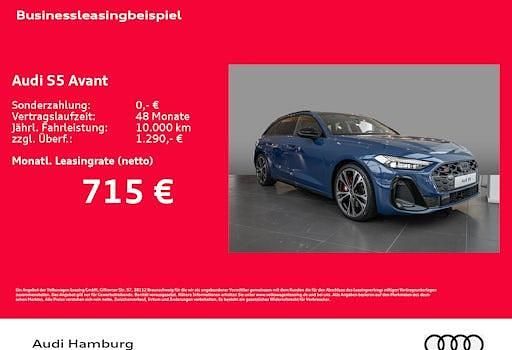 Neu Audi S5 Ambiente 367 PS (269 kW) 2025 Blau Kombi
