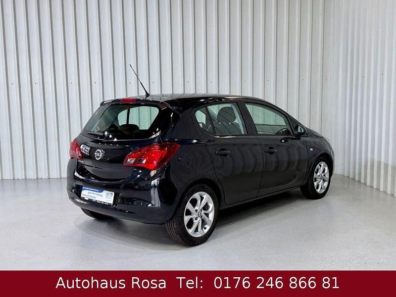 Gebraucht Opel Corsa Edition 90 PS (66 kW) 2015 Schwarz Kleinwagen