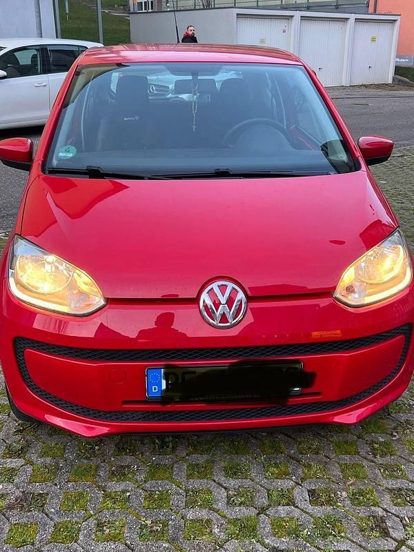 Rot Gebraucht 2012 VW up! move up! Kleinwagen | 3.299 € (Superpreis) - Bild 1/4