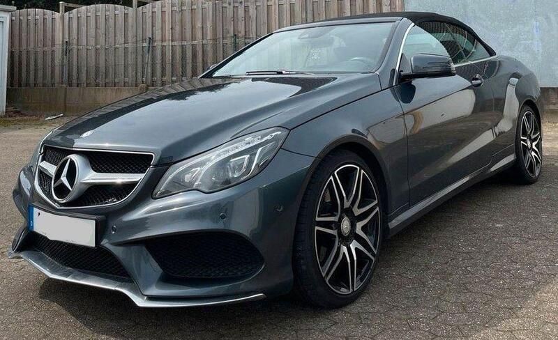 Grau Gebraucht 2014 Mercedes E350 AMG Cabrio | 17.900 € (Fairer Preis) - Bild 1/4