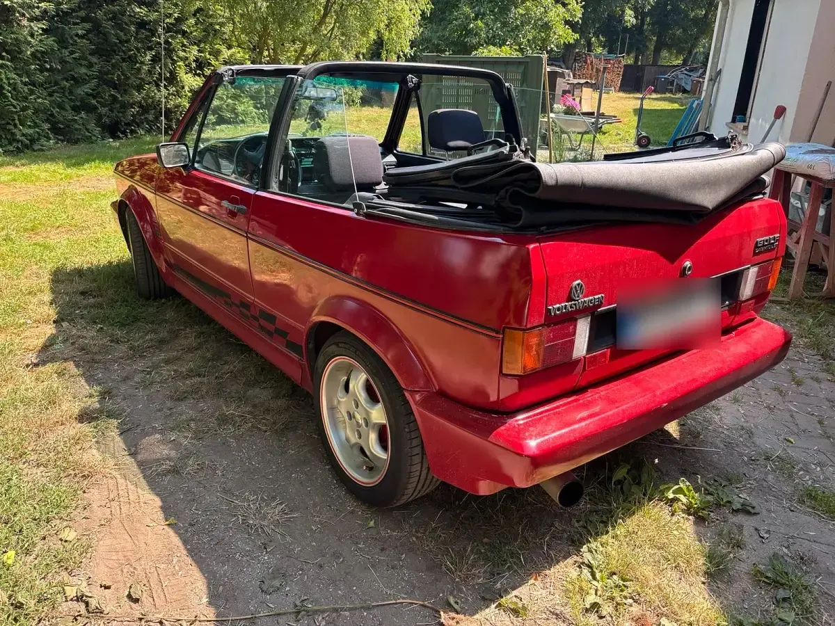 Gebraucht VW Golf Cabriolet 75 PS (55 kW) 1989 Rot Cabrio