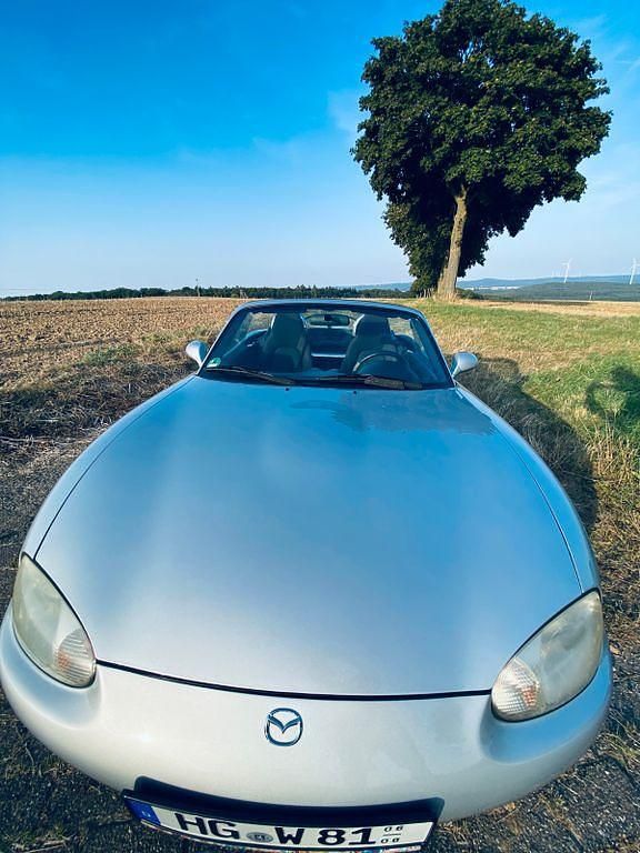 Gebraucht Mazda MX5 110 PS (80 kW) 2000 Silber Cabrio